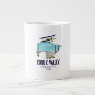 Kobuk Valley Alaska Nationalpark Karte Jumbo-Tasse