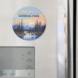 Kobuk Valley Nationalpark Alaska Karibik Vintag Magnet