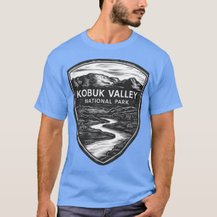 Kobuk Valley Nationalpark Landschaft Abzeichen TSh T-Shirt