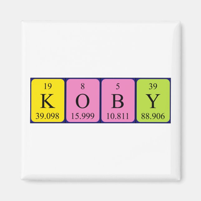 Koby Periodenmagnet Magnet (Vorne)