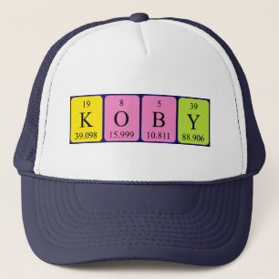 Koby Periodynamenname Truckerkappe