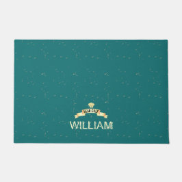 Koch aquamariner Name Door Mat Fußmatte