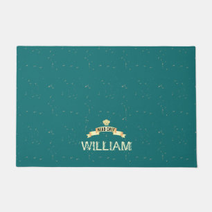 Koch aquamariner Name Door Mat Fußmatte