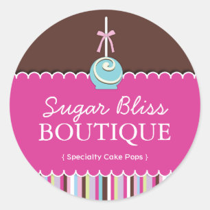 Koch-Aufkleber für dekorative Konditorei Runder Aufkleber