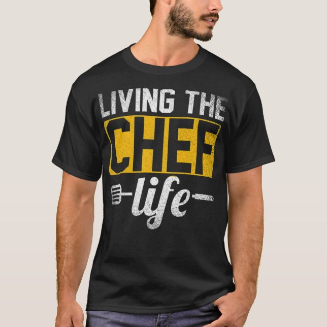 Koch Bagel Konditorwaren Koch T-Shirt (Vorderseite)