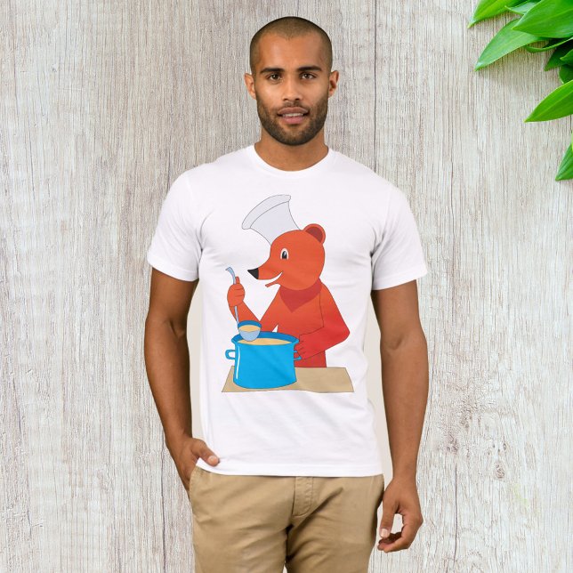 Koch Bear Cooking Soun Fun Animal Kitchen T-Shirt (Von Creator hochgeladen)