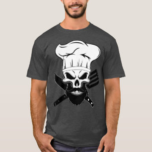 Koch Beard Skelettin Bartete Bake Skelettbake Sku T-Shirt