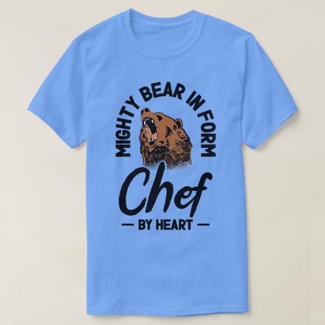 Koch Beast Animal Lover Bear Kochen T-Shirt (Design vorne)