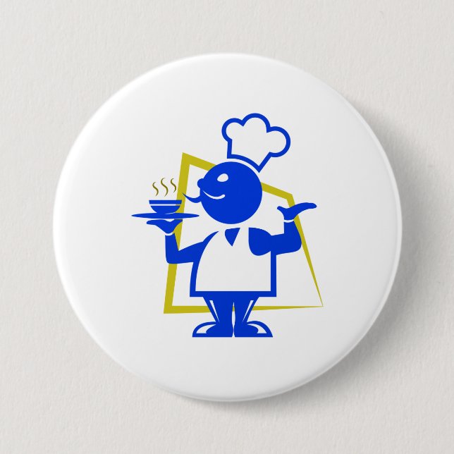 Koch Button (Vorderseite)