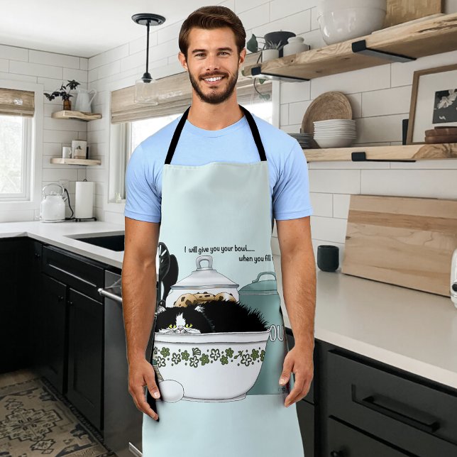 Koch Cat Blue Schürze (Von Creator hochgeladen)