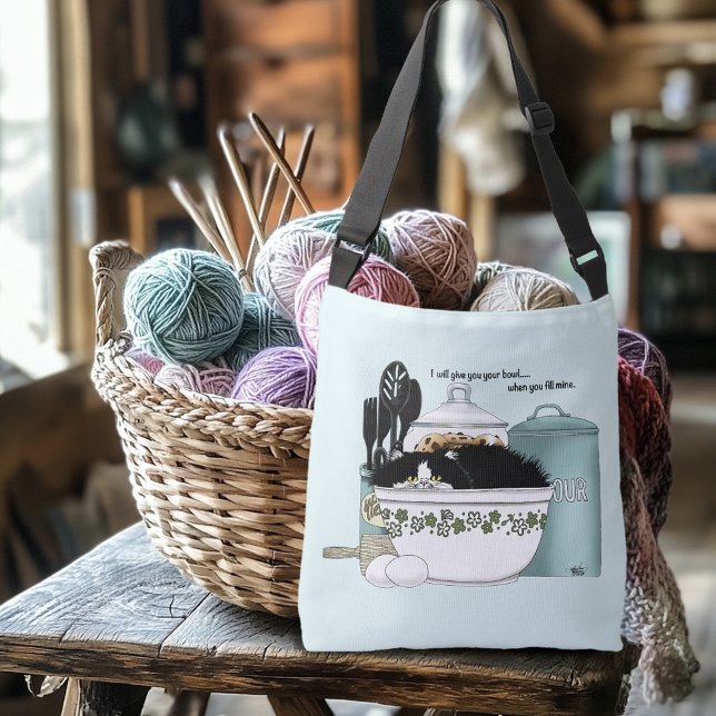 Koch Cat Blue Tragetaschen Mit Langen Trägern (Von Creator hochgeladen)