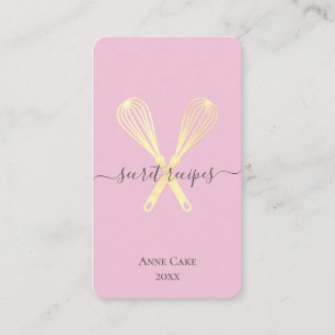 Koch Caterer Editable Qr-Code Visitenkarte