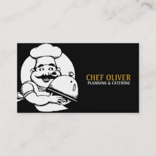 Koch Catering Food Party Planner Restaurant, Visitenkarte