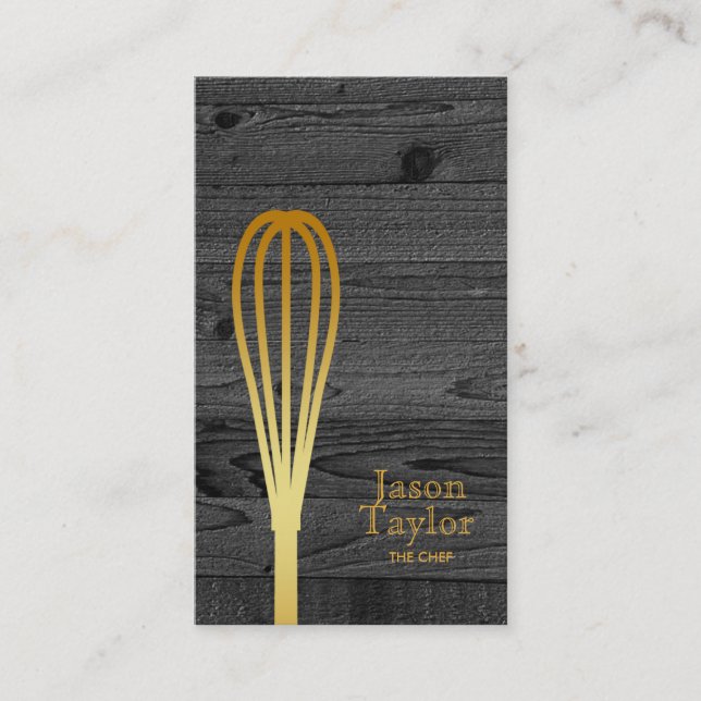 Koch Catering Restaurant Bakery Visitenkarte (Vorderseite)