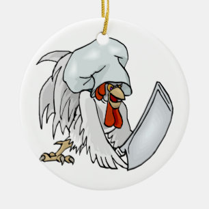 Koch Chicken Keramikornament