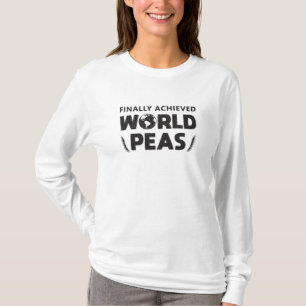 Koch Cook schließlich Erreichte Welt Erbsen Kochen T-Shirt