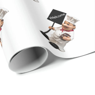 Koch Cook - WELCOME Menükarte Geschenkpapier