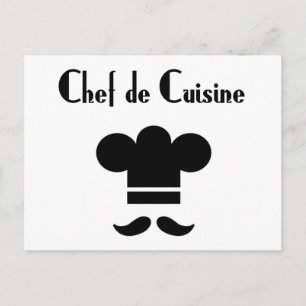 Koch de Cuisine Postkarte