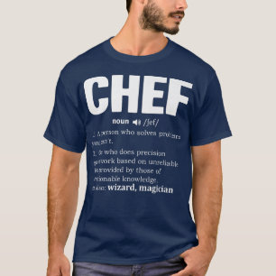 Koch definiert Sous Koch Dictionary Cook Noun Coo T-Shirt