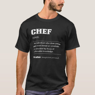 Koch Definition T-Shirt Köche Kulinarischer Spaß W