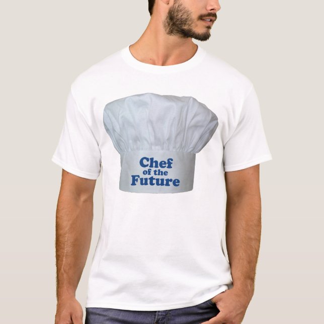 Koch der Zukunft scherzt Shirt (Vorderseite)