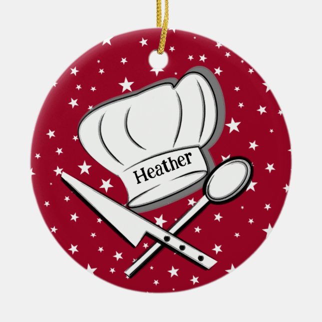 Koch Design Keramik Ornament (Vorne)