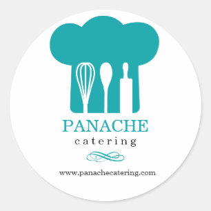 Koch, die Werbeaufkleber haben Runder Aufkleber