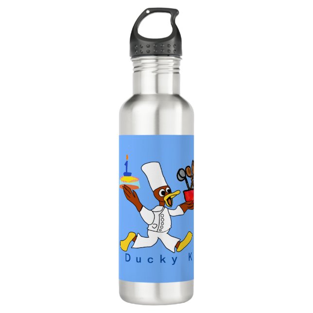 Koch Ducky Kazoo Wasserflasche Edelstahlflasche (Vorderseite)