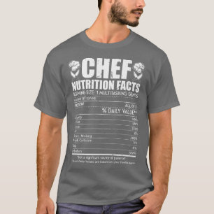 Koch Ernährung Facts Funny Kulinarisches KochenT-S T-Shirt