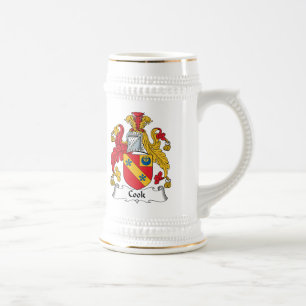 Koch-Familienwappen Bierglas