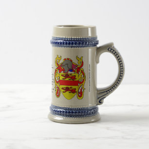 Koch-Familienwappen Stein Bierglas