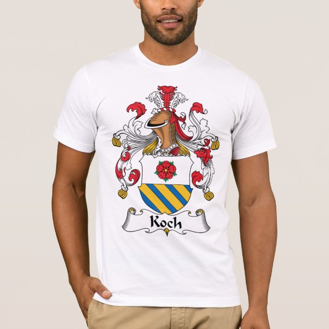 Koch Familienwappen T-Shirt (Vorderseite)