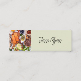 Koch/Feinschmecker/Rezepte/Social Media Business C Mini Visitenkarte