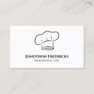 Koch Food Catering Service Beruflich Visitenkarte