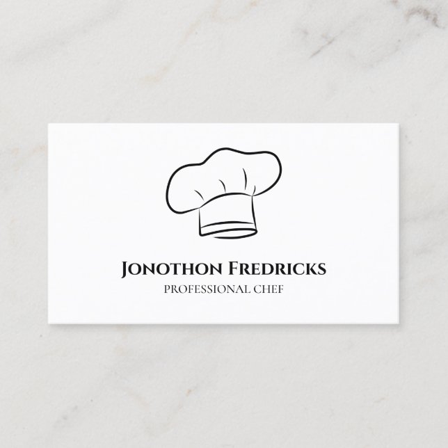Koch Food Catering Service Beruflich Visitenkarte (Vorderseite)