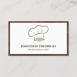 Koch Food Catering Service Beruflich Visitenkarte