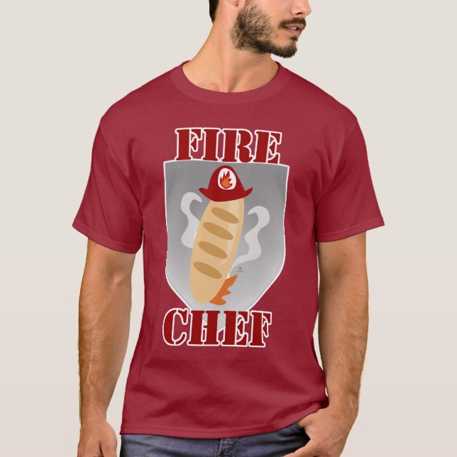 Koch Funny Cooking Time Design T-Shirt (Vorderseite)