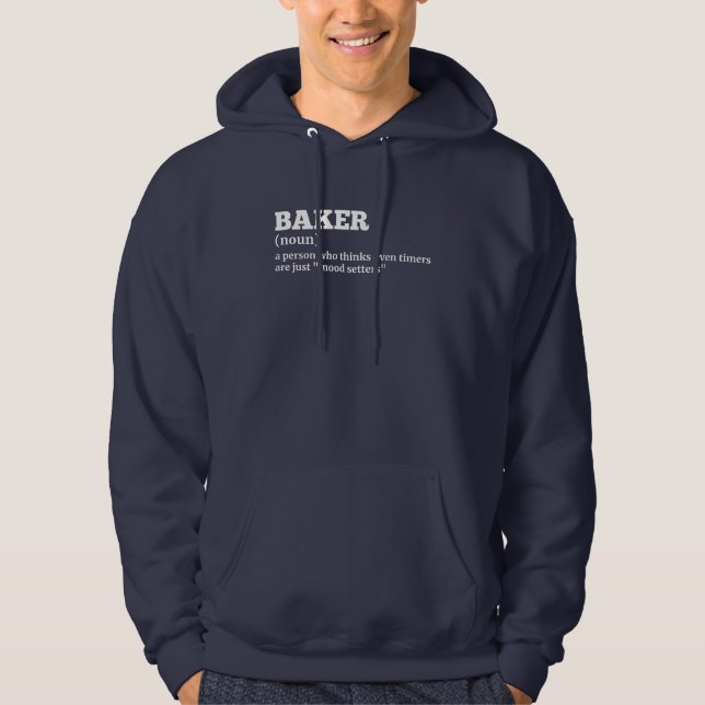 Koch für Konditorei Hoodie (Vorderseite)