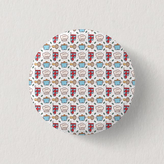 Koch-Geschenk | In der Welt ist ein anderer Koch Button (Vorderseite)