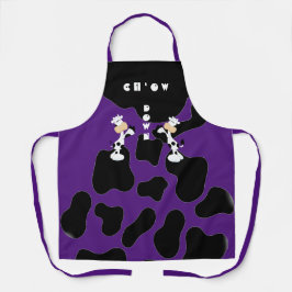 Koch Geschenkidee zeigt übergeordnete Print-Schürz Schürze