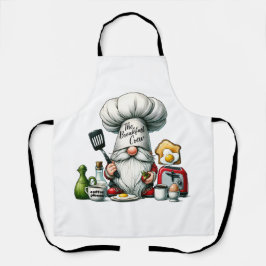 Koch Gnome Die Crew zum Frühstück Schürze