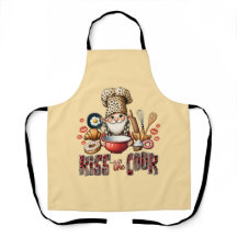 Koch Gnome Leopard Druckkuss Koch