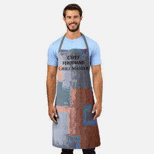 Koch Grill Master Gray Brown Squares Schürze