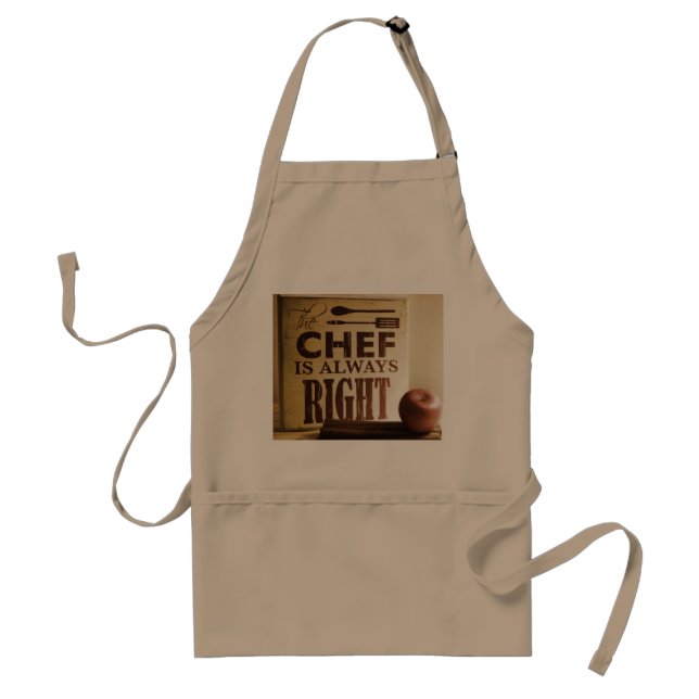 Koch hat mit Zimt und Apple Recht Schürze (Vorne)