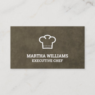 Koch-Hat-Symbol Visitenkarte