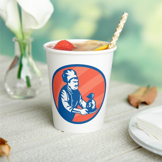 Koch Holding Money Bag Restaurant Finance Pappbecher (Von Creator hochgeladen)