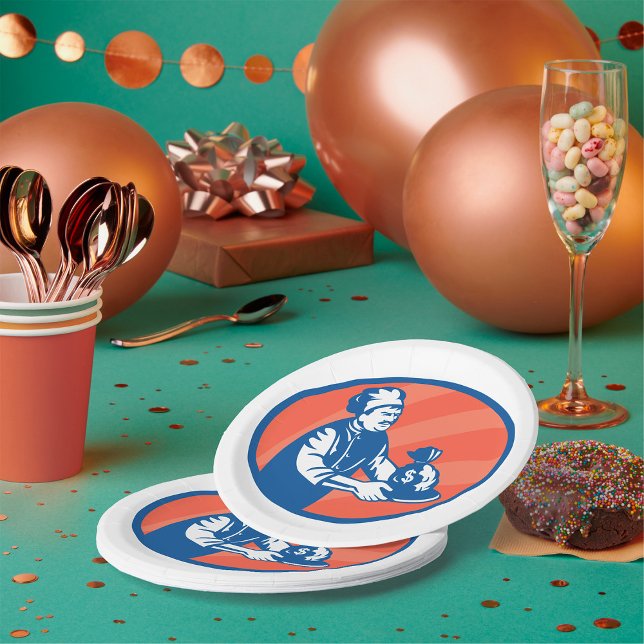 Koch Holding Money Bag Restaurant Finance Pappteller (Von Creator hochgeladen)