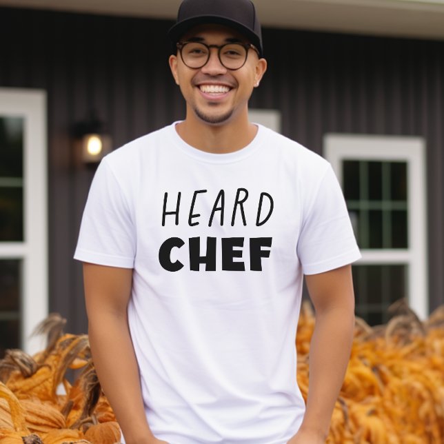 Koch hören Bären-Shirt T-Shirt (heard chef, yes chef, heard, the bear, chef, love chef)