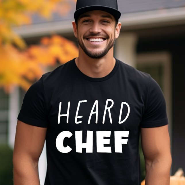 Koch hören Bären-Shirt T-Shirt (heard chef, heard, the bear fan, chef, love chef, yes chef)