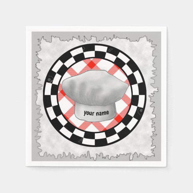 Koch-Hut-Servietten Serviette (Vorderseite)